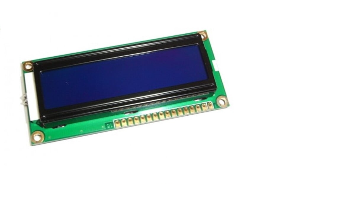 Sinda Display 16x2 (S) Jumbo Character LCD Display Blue Backlight
