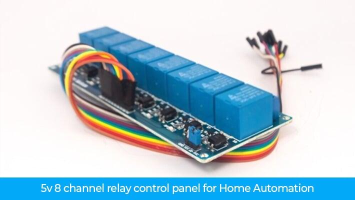 5v 8-Channel Relay Control Panel For Home Automation