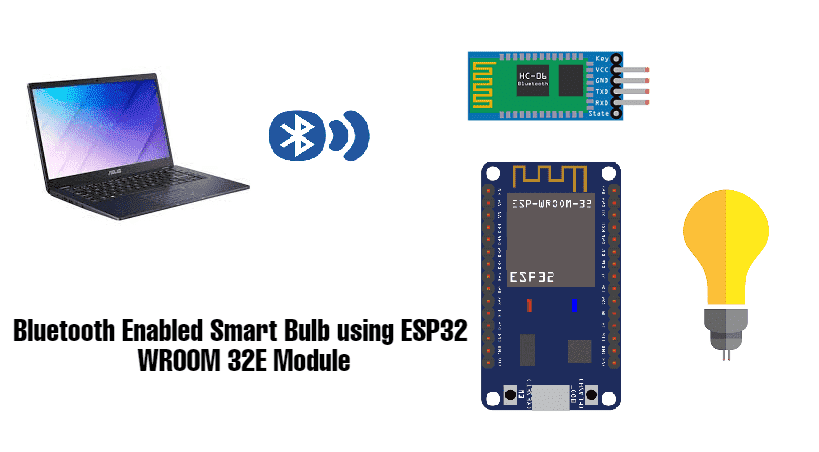 Bluetooth Enabled Smart Bulb using ESP32 WROOM 32E Module
