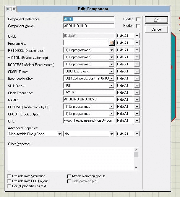 Arduino UNO Library for Proteus and other software