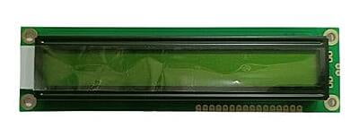 Sinda 16x1 COB Jumbo Character Yellow Green LCD Display