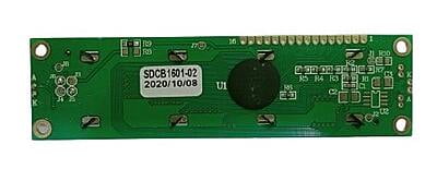 Sinda Display 16x1 COB Jumbo Character Yellow Green Display SDCB1601-02