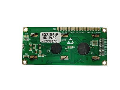 Sinda 16x2 LCD Display Yellow Green Backlight Low Height SDCB1602-09