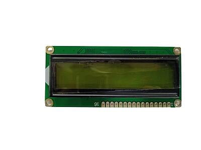 Sinda 16x2 LCD Display Yellow Green Backlight Low Height