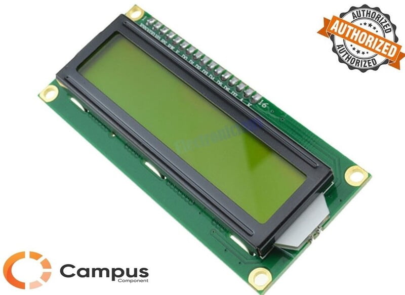 16x2 (S) Jumbo Character LCD Yellow Green Backlight -LC-539-D 16x2 (S) Jumbo Character LCD Yellow Green Backlight -LC-539-D