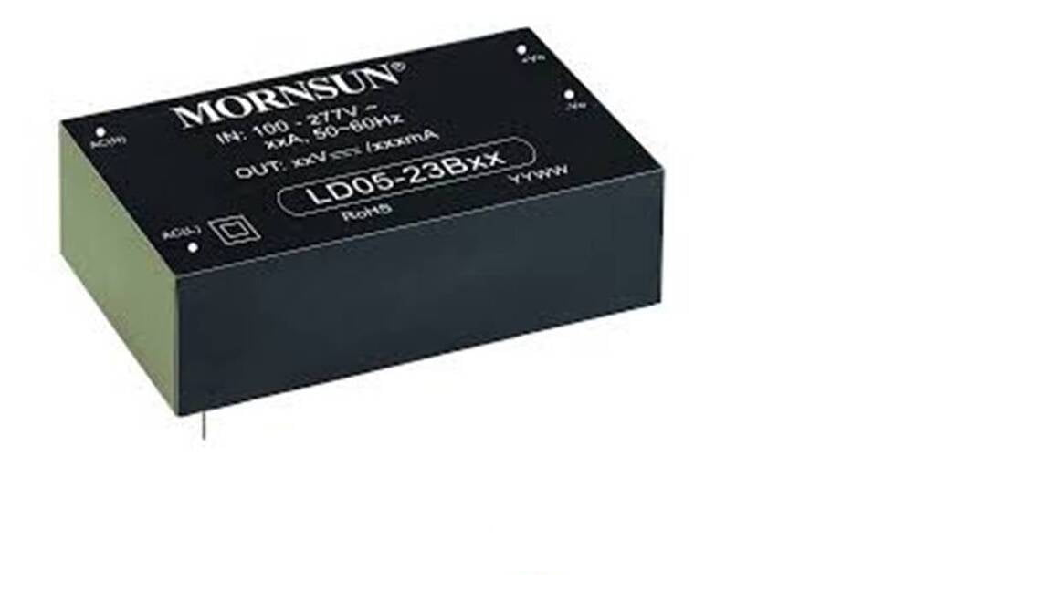 Mornsun Power LD05-23B09R2: 5W, 9V PCB Mountable-Isolated AC-DC Converter Mornsun Power LD05-23B09R2: 5W, 9V PCB Mountable-Isolated AC-DC Converter
