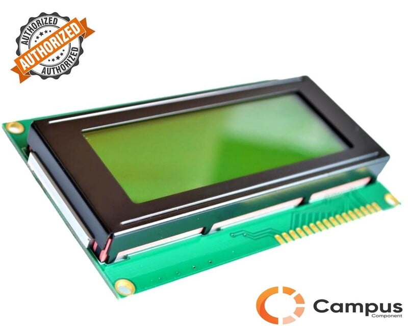 20X4 (S) LCD Display 80 Degree Y/G-LC-595-D 20X4 (S) LCD Display 80 Degree Y/G-LC-595-D