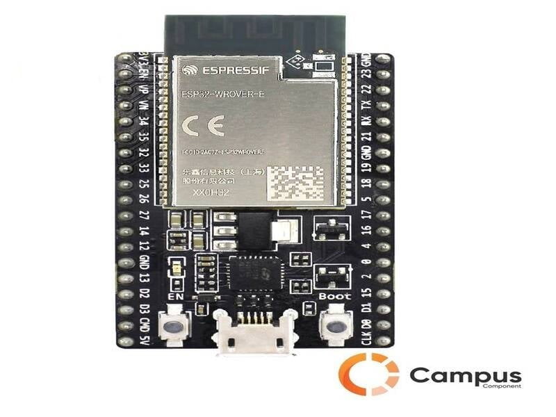 Espressif ESP WROVER KIT VB 2.4 GHz WiFi and BT/BLE Development Board-WI-463-D