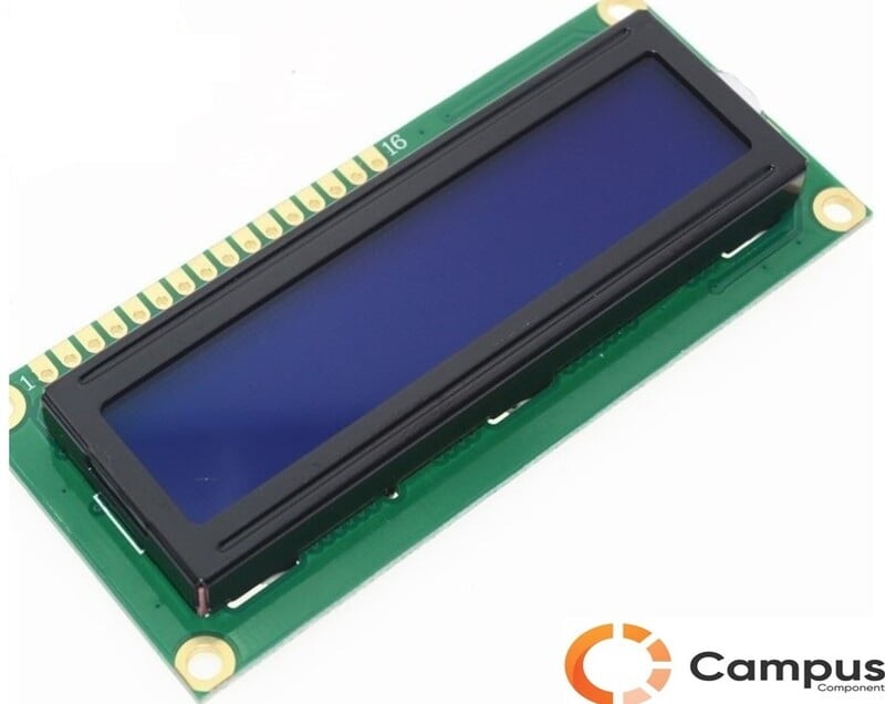 Sinda COB LCD Display 16x2 Blue Backlight Low Height