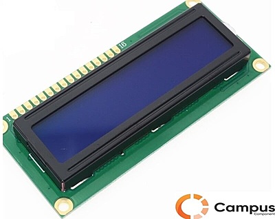 Sinda COB LCD Display 16x2 Blue Backlight Low Height