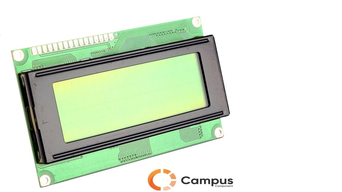 Sinda Display 20x4 LCD Yellow Green Backlight