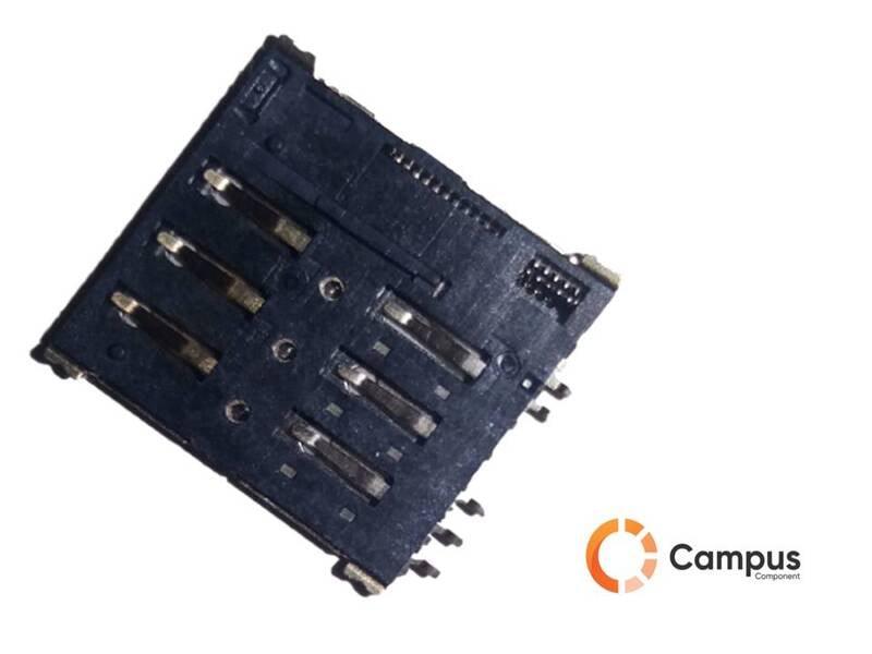 6PIN NANO SIMCARD HOLDER PUSH PUSH-SI-284-D 6PIN NANO SIMCARD HOLDER PUSH PUSH-SI-284-D