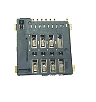 6 Pin Push Micro Sim Card Holder Type 2 6 Pin Push Micro Sim Card Holder Type 2