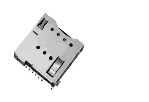 6 Pin Push Push Micro Sim Card Holder Type 2-SI-257-D
