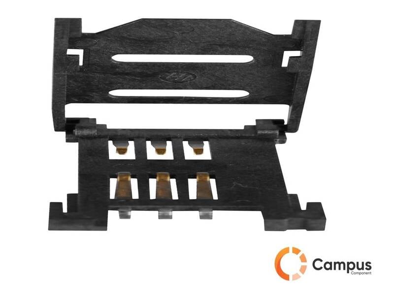 6Pin Sim Card Holder Plastic Flap Type -SI-104-D 6Pin Sim Card Holder Plastic Flap Type -SI-104-D