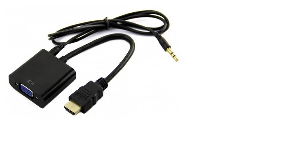 HDMI To VGA Adapter With Audio-RA-81-D
