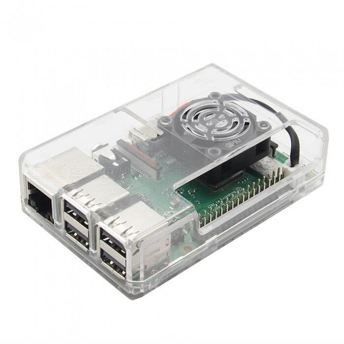 Abs Case For Raspberry Pi 3/2/B+ (Clear) - RA-83-S