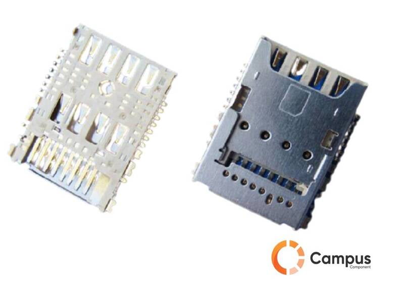 Combo - Micro Sim Card & SD Card Holder -SI-853-D