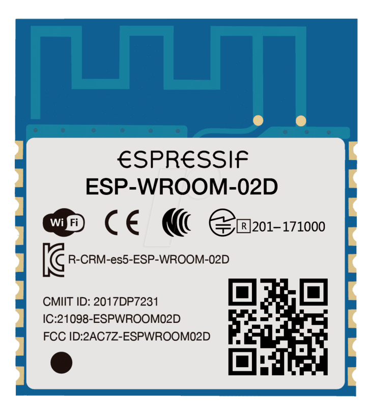 ESP-WROOM-02D-N4-4MB-WI-1665-D