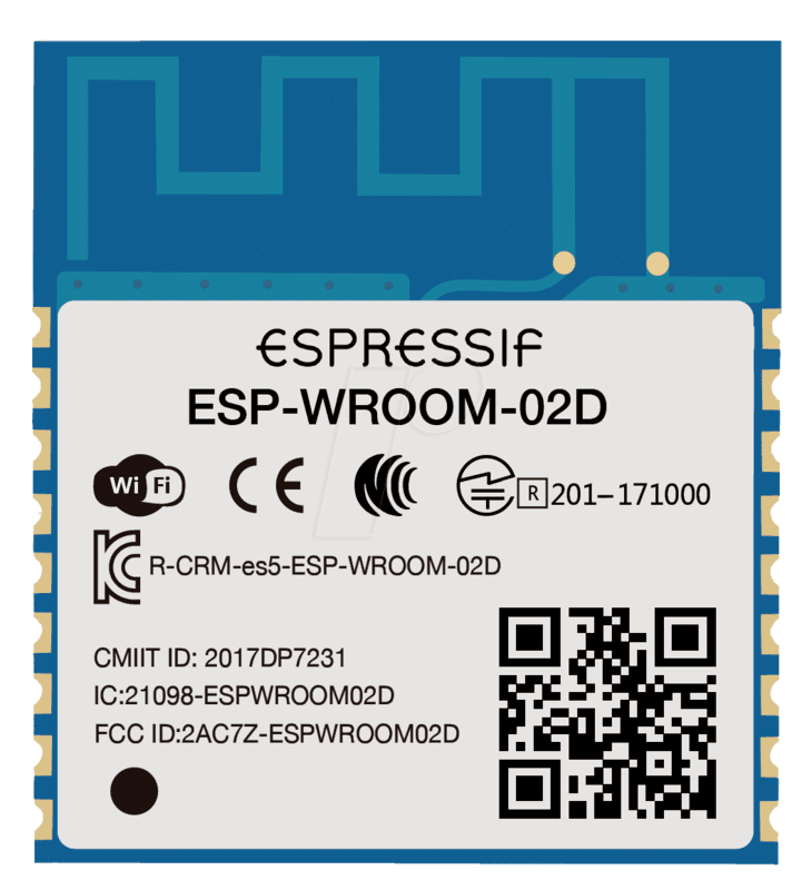 ESP-WROOM-02D-N4-4MB-WI-1665-D ESP-WROOM-02D-N4-4MB-WI-1665-D