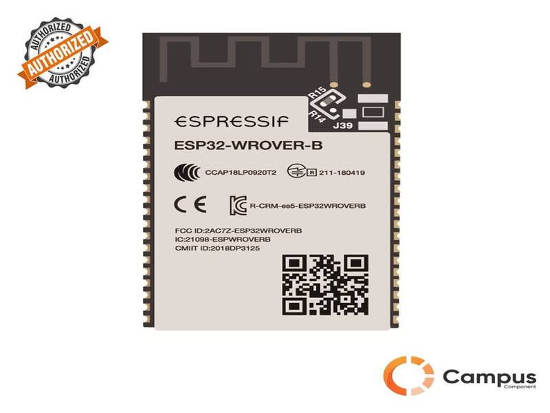 Espressif ESP32 WROVER B 8MB 64Mbits SPI flash-WI-477-D Espressif ESP32 WROVER B 8MB 64Mbits SPI flash-WI-477-D