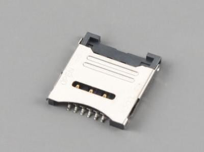 Micro SIM Card HINGED TYPE;6Pin Sim072 - SI-1540-D