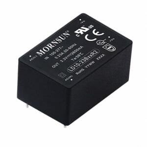 Mornsun Power LD10-23B03R2 : 10W,3.3V PCB Mountable-Isolated 10W AC-DC Converter