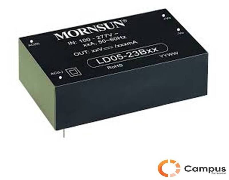 LD05-23B09R2 : 5W,9V PCB Mountable-Isolated AC-DC Converter - PO-1747-D LD05-23B09R2 : 5W,9V PCB Mountable-Isolated AC-DC Converter - PO-1747-D