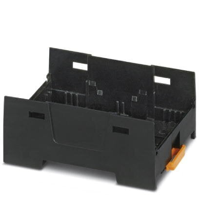 Phoenix Contact Component housing PCB Enclosure base with flat design - EH 52,5 F-B/ABS BK9005