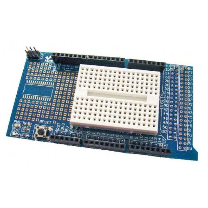 Prototyping Shield with Breadboard for Arduino Mega-AR-145-D