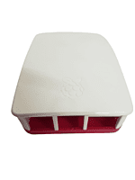 Raspberry Pi 4 Case White Red-RA-1038-D Raspberry Pi 4 Case White Red-RA-1038-D