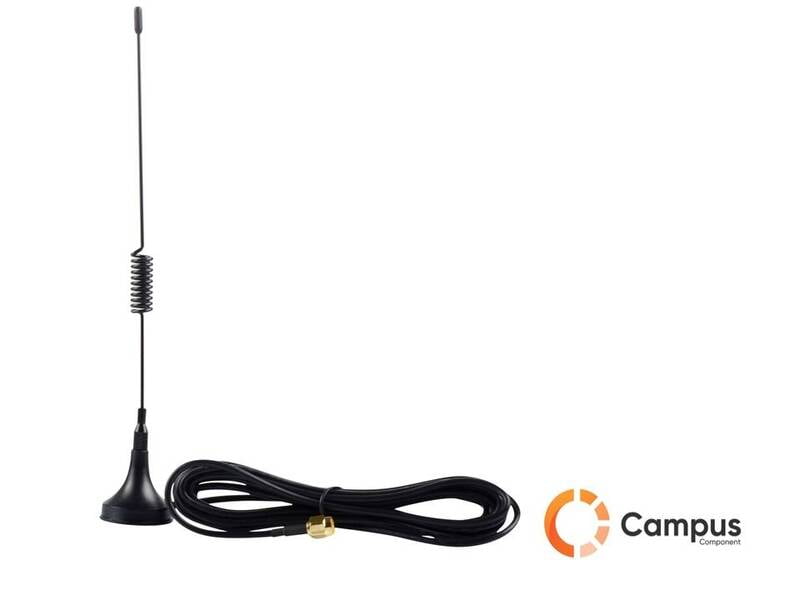 GSM 5DBI Magnetic Mount Spring antenna 5M cable-AN-1060-D