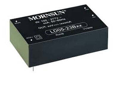 Mornsun Power LD10-23B15R2 : 10W,15V PCB Mountable-Isolated AC-DC Converter