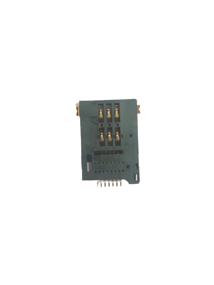 6 Pin Sim Card Holder Metal push push Type 2-SI-1024-D 6 Pin Sim Card Holder Metal push push Type 2-SI-1024-D
