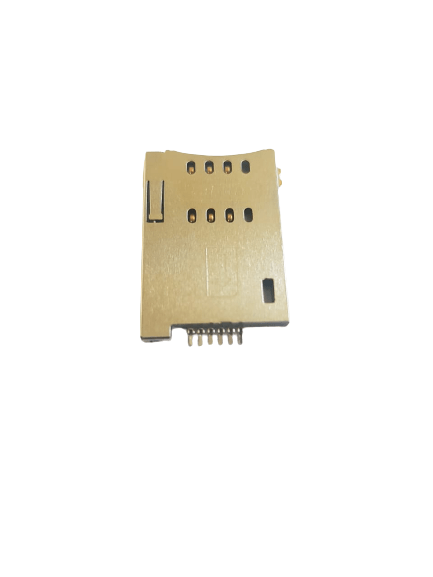 6 Pin Sim Card Holder Metal push push Type 2-SI-1024-D 6 Pin Sim Card Holder Metal push push Type 2-SI-1024-D