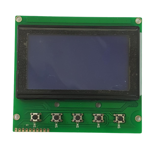 128x64-10(SPI) Graphic display Blue Backlight - LC-2411-D