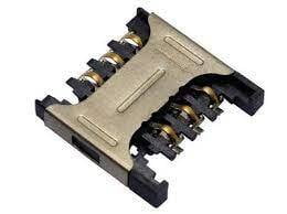 Micro sim socket smt connector,6P,H2.4mm KLS1-SI-647-D Micro sim socket smt connector,6P,H2.4mm KLS1-SI-647-D