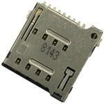 Micro SIM Card Socket 8 Pin w/switch SMT Type-SI-404-D