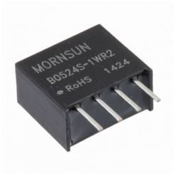 Mornsun Power Supply B0524S-1WR3 : 1W,24V DC-DC Converter Mornsun Power Supply B0524S-1WR3 : 1W,24V DC-DC Converter