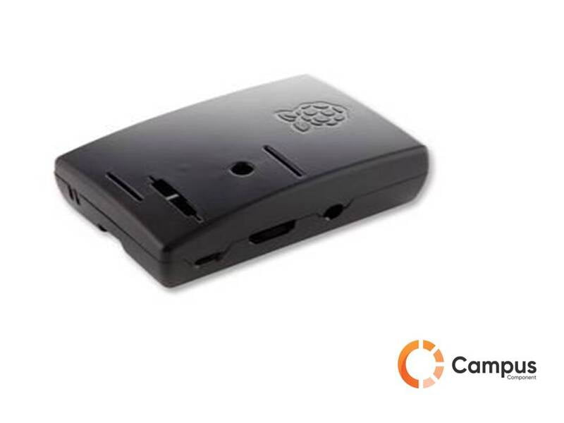 Multicomp Raspberry PI 3 / 2 / B+ Case Enclosure, ABS, Black-RA-1003-D Multicomp Raspberry PI 3 / 2 / B+ Case Enclosure, ABS, Black-RA-1003-D