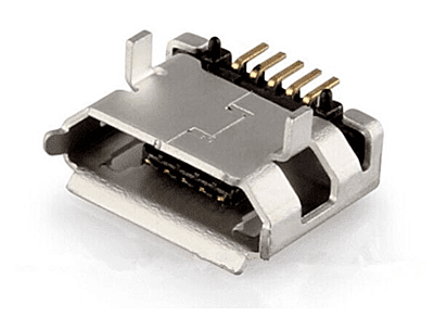 L-KLS1-238-0-0-0-R Gold Plated Micro USB-CO-2443-D
