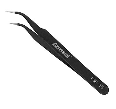 Armsol Bend Tweezer ESD-15